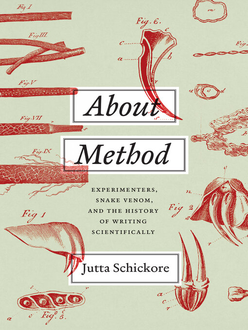 Title details for About Method: Experimenters, Snake Venom, and the History of Writing Scientifically by Jutta Schickore - Available